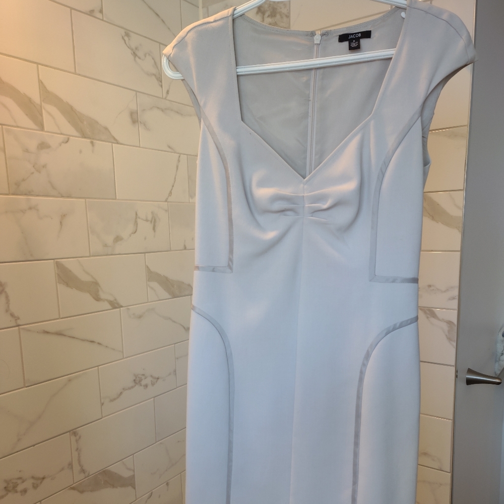 Midi length fitted dress